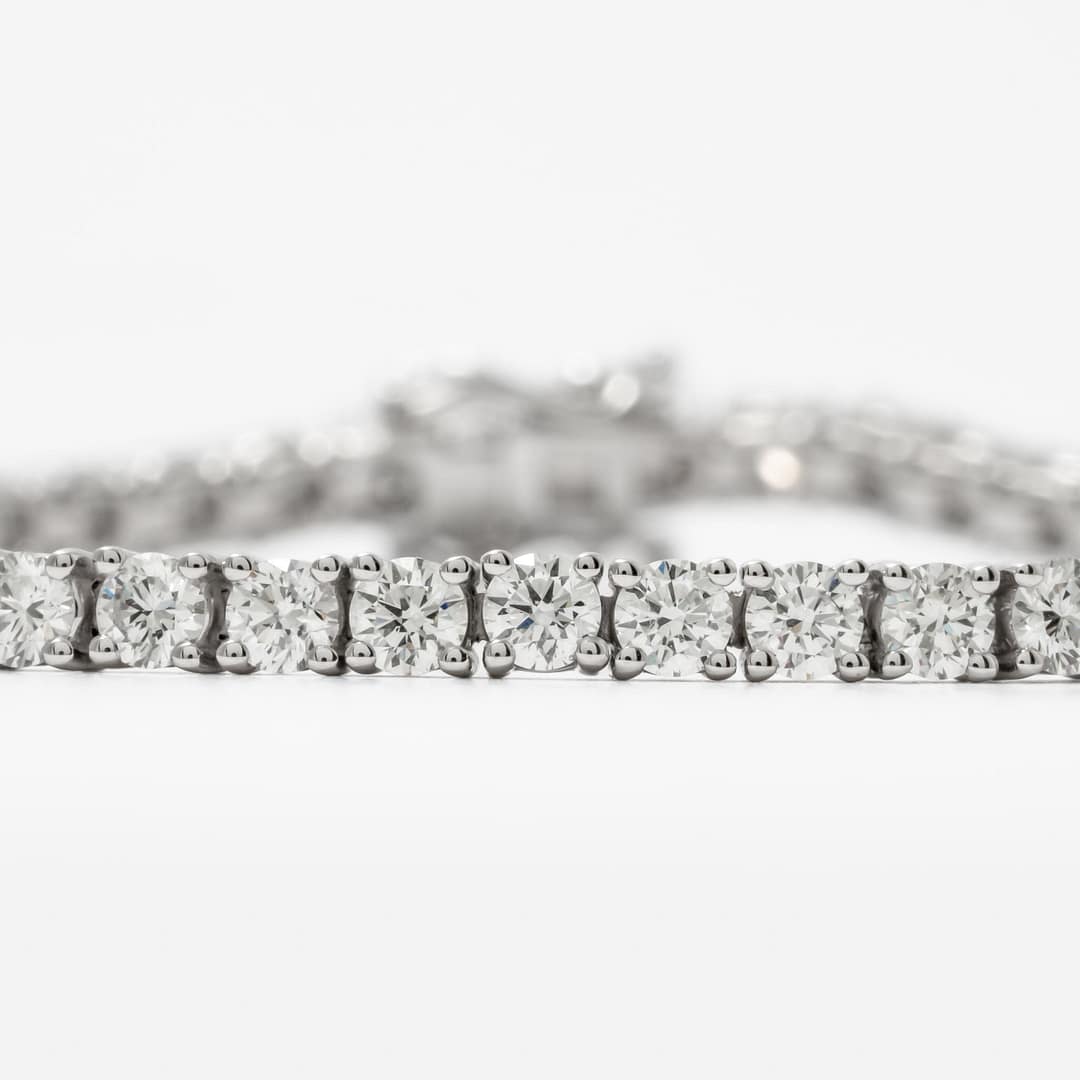 4.88 Total Carat Weight Diamond Tennis Bracelet (Platinum
