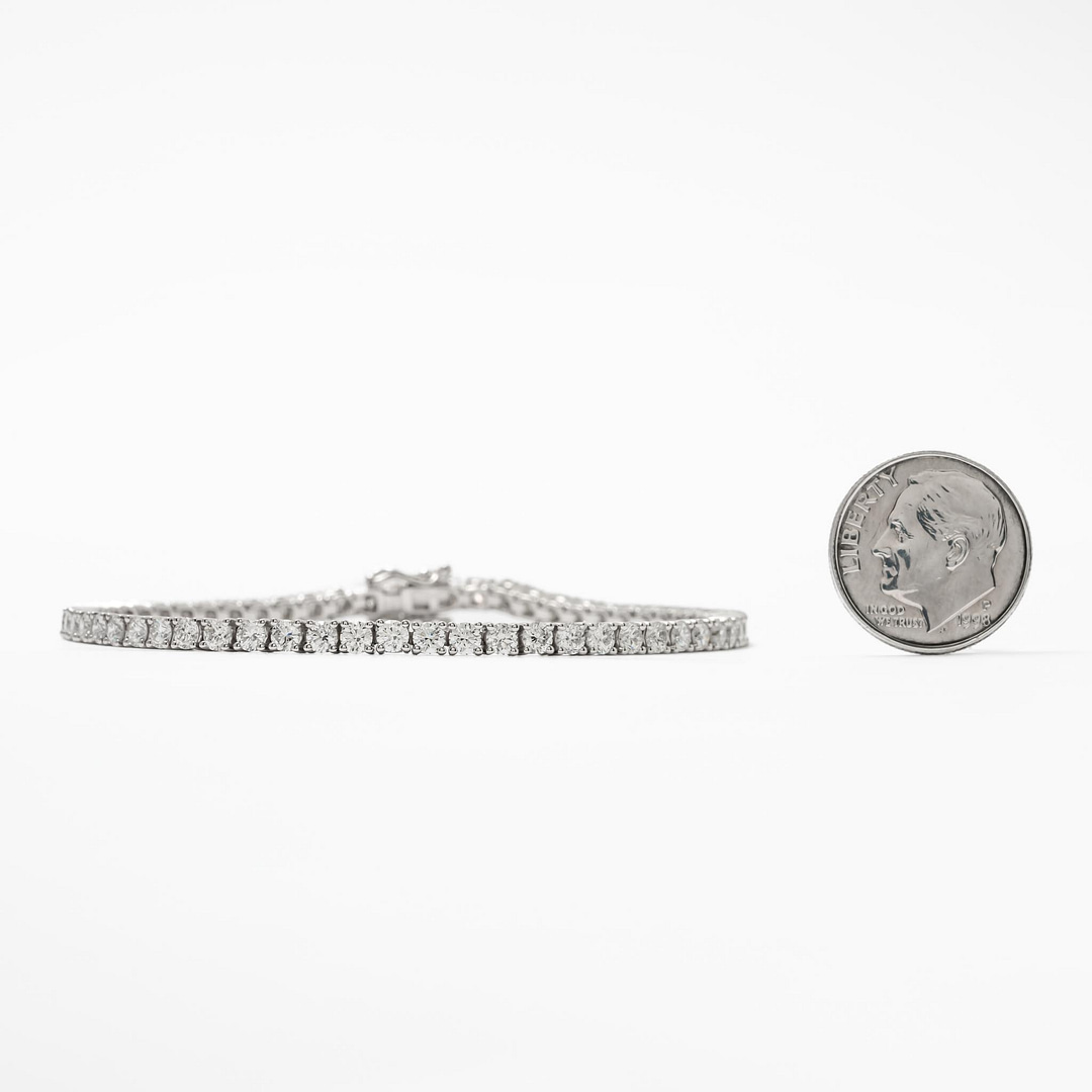 Total Carat Weight Diamond Tennis Bracelet (Platinum