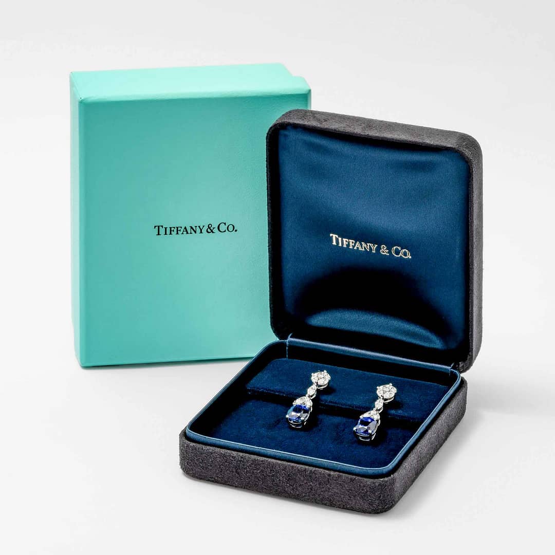 Tiffany & Co. 7.88 Total Carat Weight Sapphire and Diamond