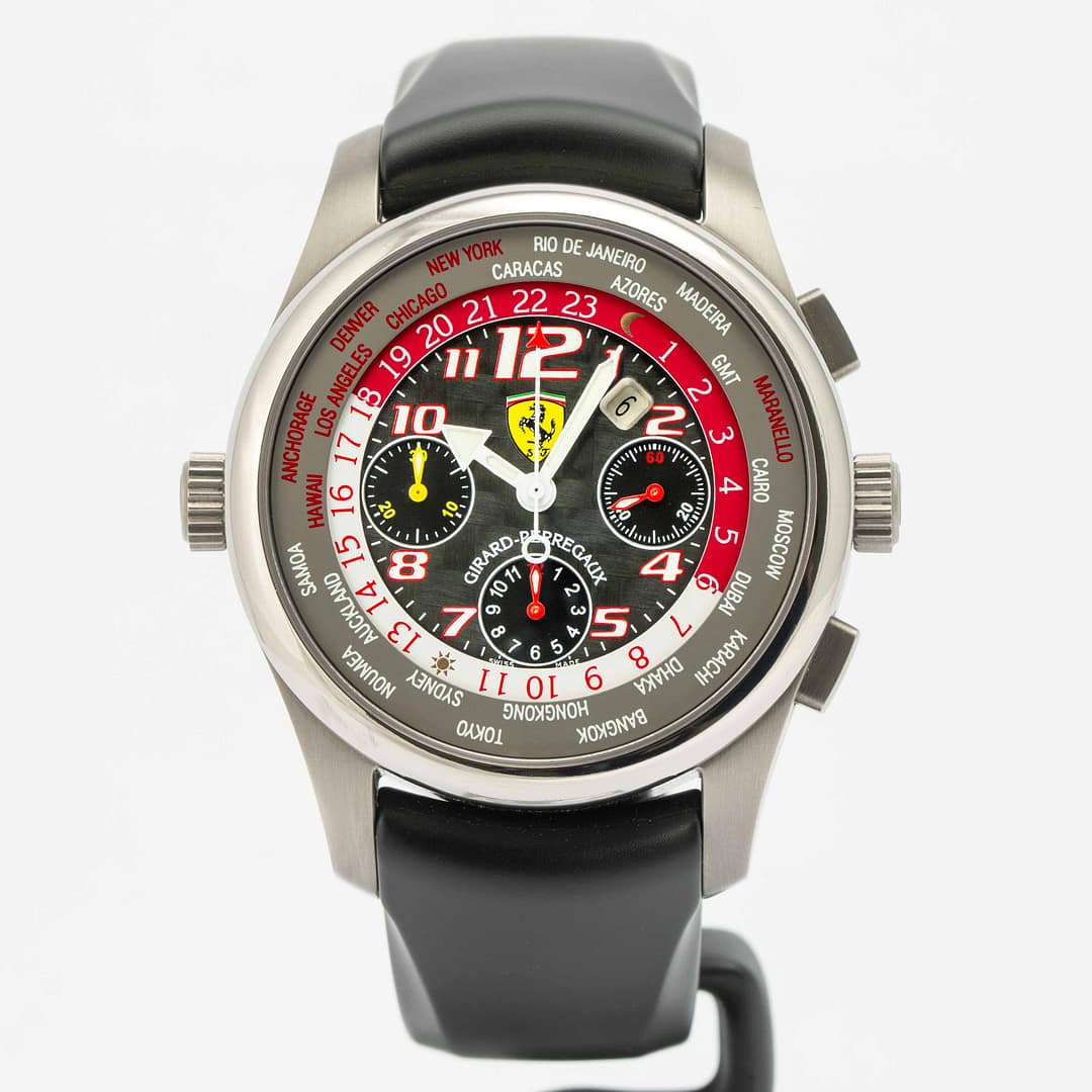 Preowned Girard Perregaux Ferrari (L.E. 100 pces) World Time