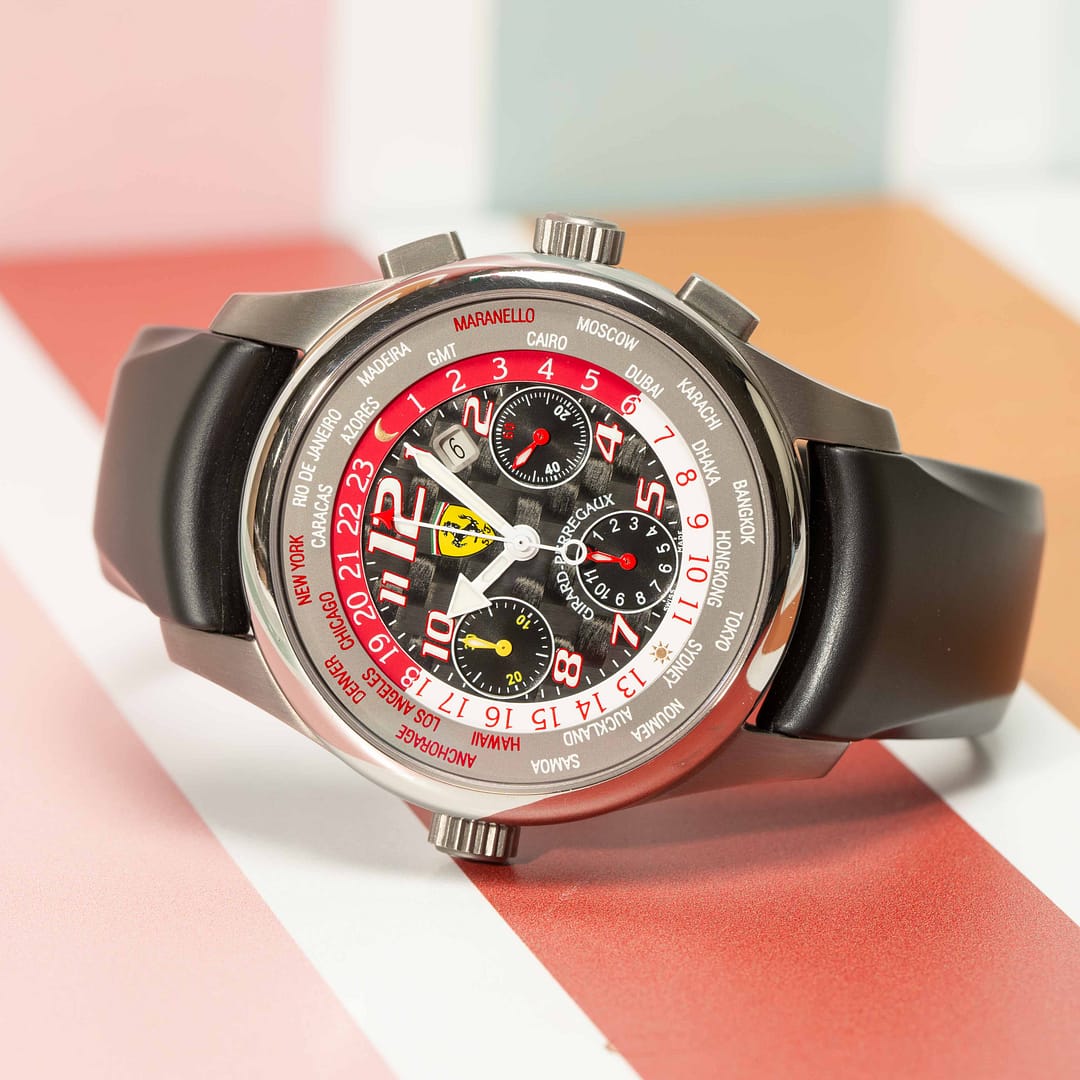 Preowned Girard Perregaux Ferrari (L.E. 100 pces) World Time