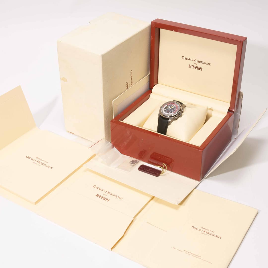 Preowned Girard Perregaux Ferrari (L.E. 100 pces) World Time