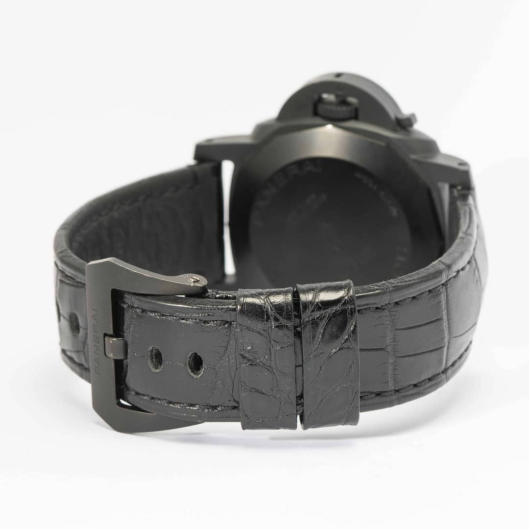 【美中古】PANERAI ラバーストラップ 黒 Sサイズ ✨️PANERAI✨️パネライ 時計ベルト 純正ラバーストラップ