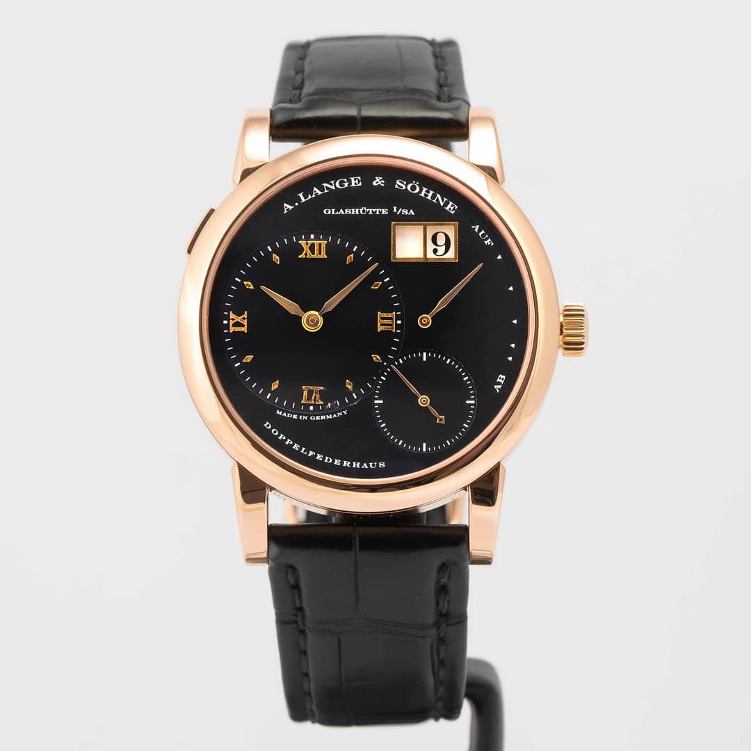 A. Lange & Söhne Lange 1 Black Dial Rose Gold 38.5mm (101.031