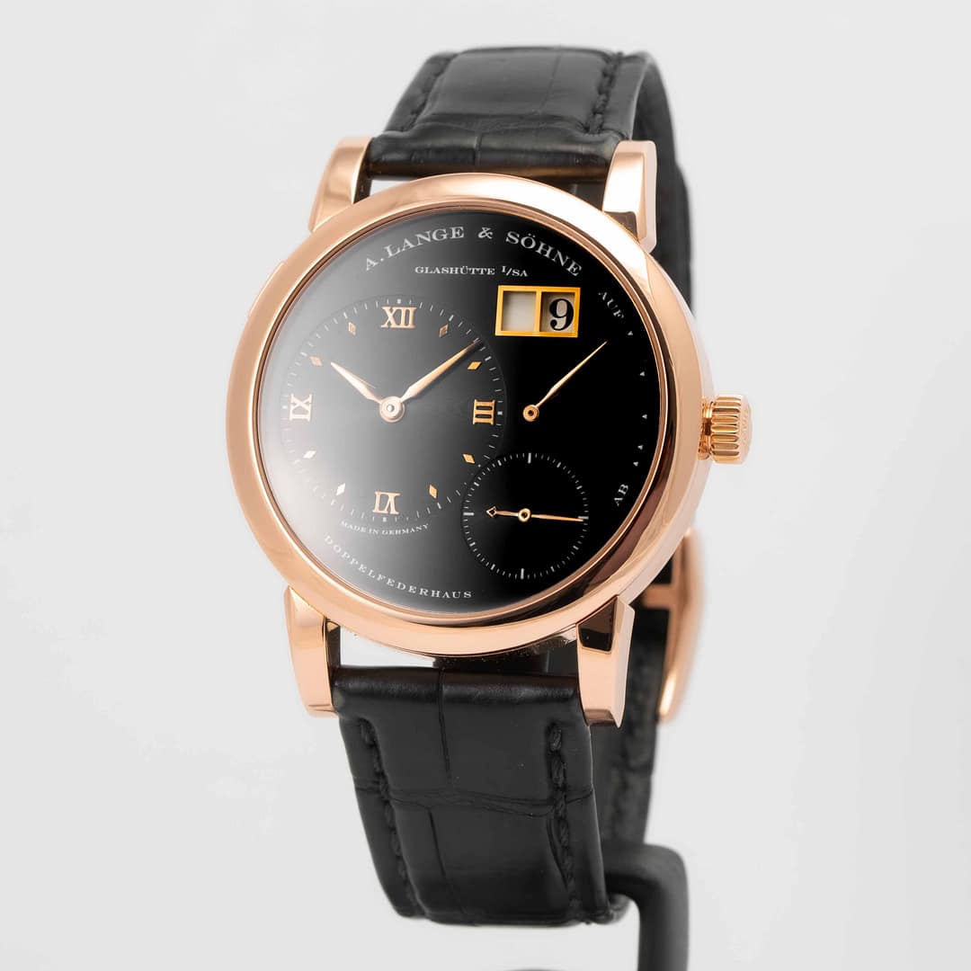 A. Lange & Söhne Lange 1 Black Dial Rose Gold 38.5mm (101.031