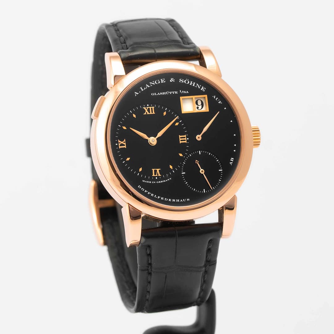 A. Lange & Söhne Lange 1 Black Dial Rose Gold 38.5mm (101.031
