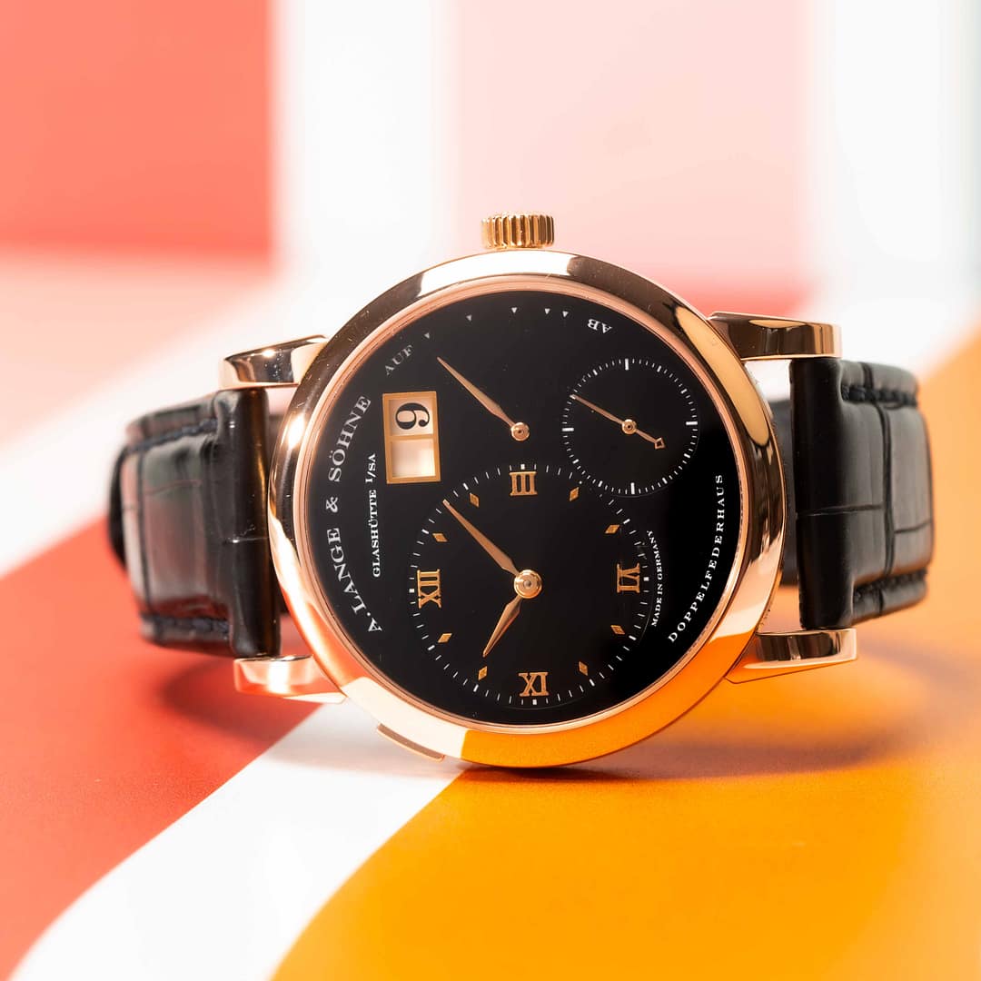 A. Lange & Söhne Lange 1 Black Dial Rose Gold 38.5mm (101.031