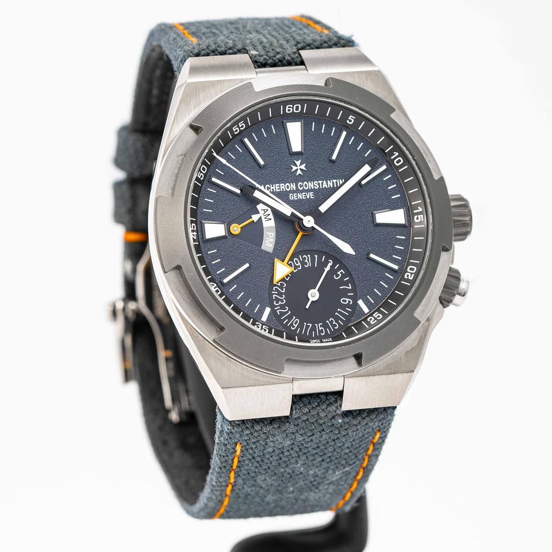新品未使用 VACHERON CONSTANTIN 手袋 レア Preowned Vacheron Constantin Overseas Dual Time 'Everest' Limited