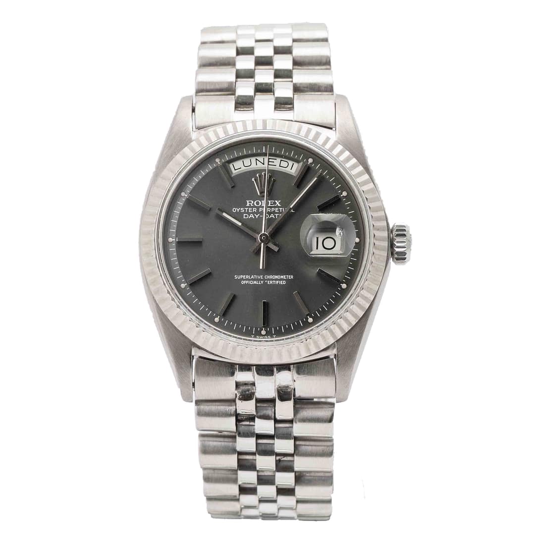 Rolex Day Date Gold Jubilee Bracelet Rolex Day-Date Grey Dial