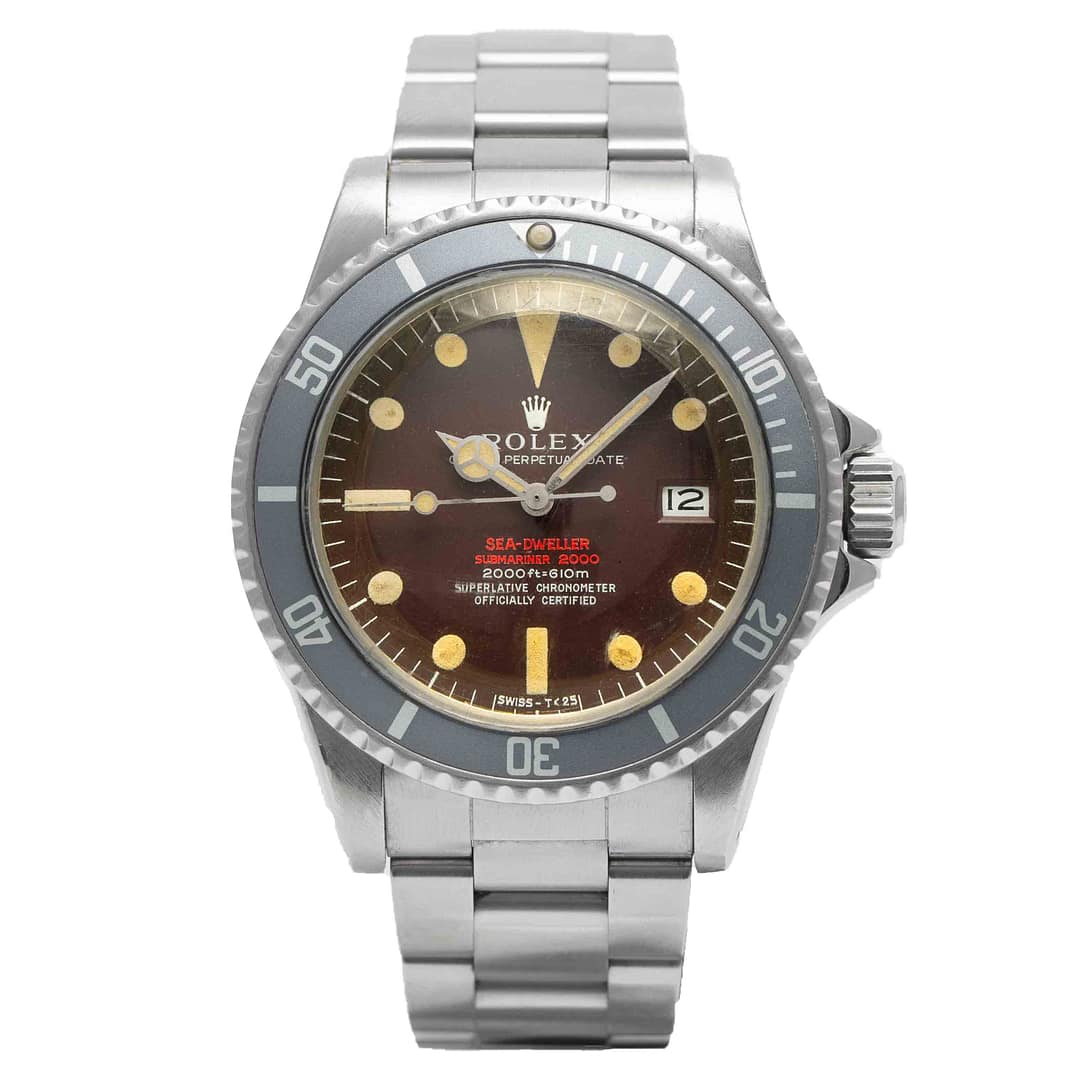 Tropical Dial Double Red Sea Dweller Rolex 1665 Sea Dweller Double
