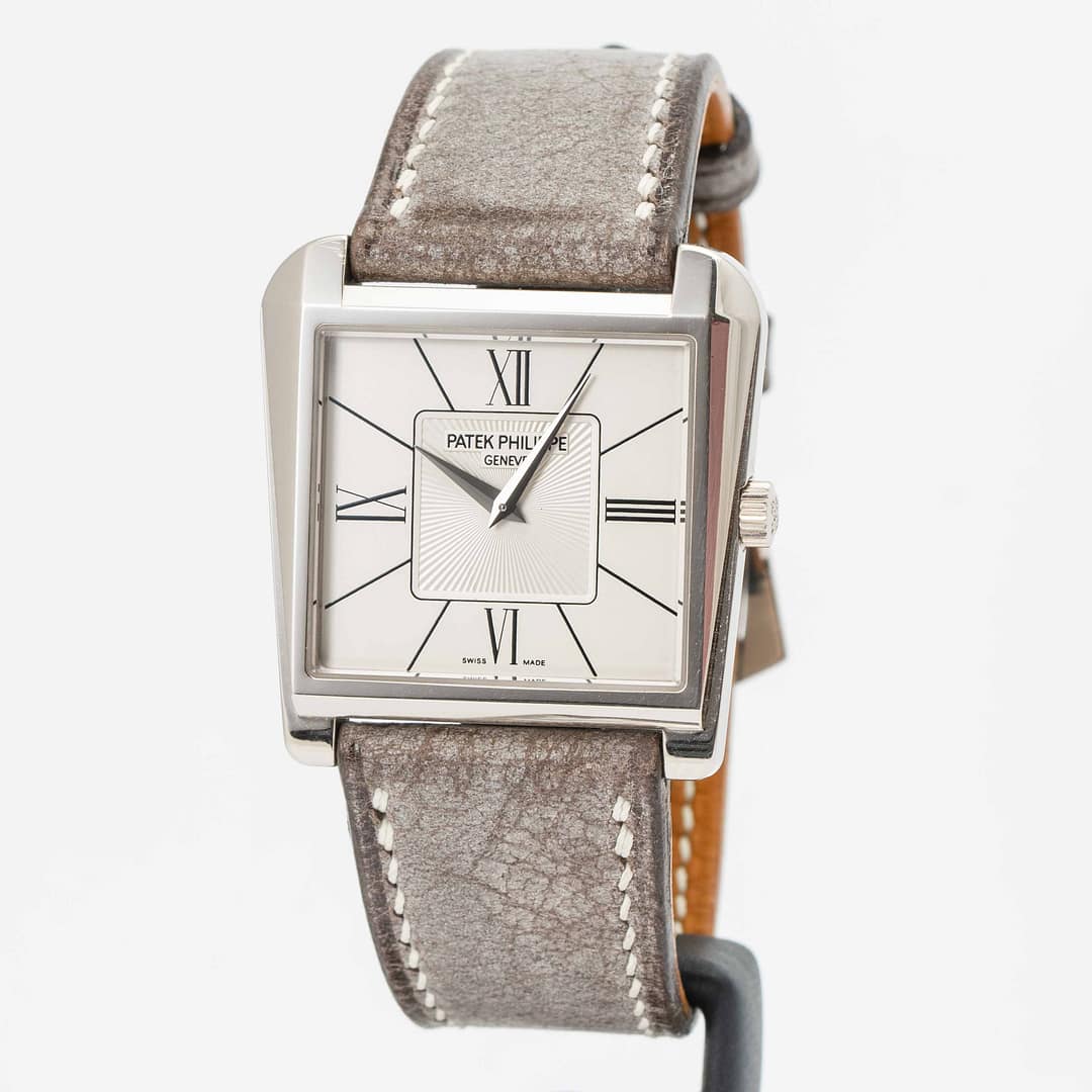 Patek Philippe 5489G-001 Gondolo Trapeze Silver White Gold 32.5 x