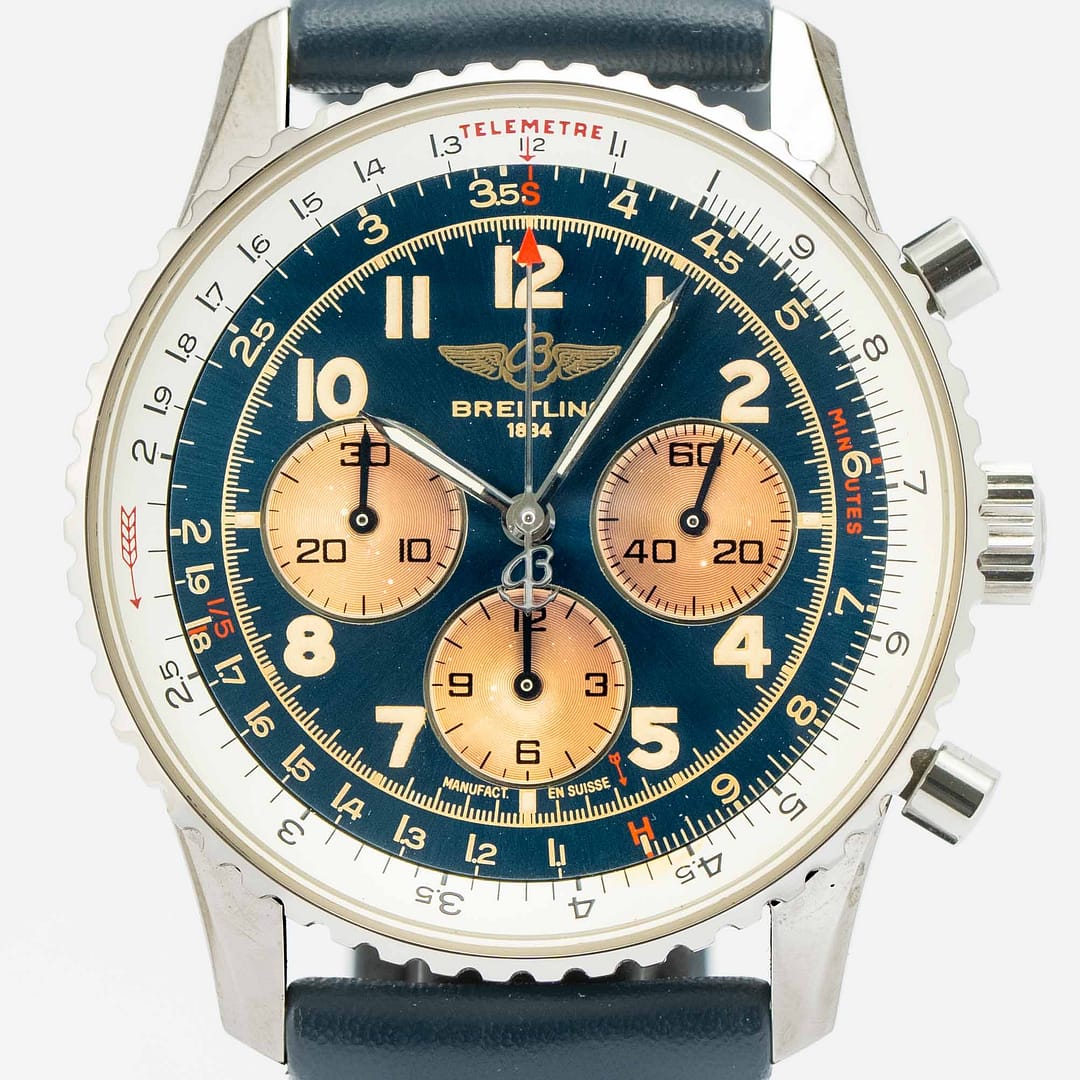 Preowned Breitling Navitimer Chronograph Copper-Eyed Blue