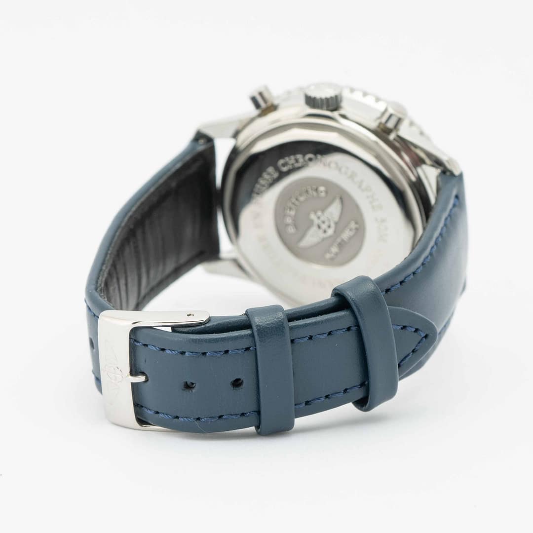 Preowned Breitling Navitimer Chronograph Copper-Eyed Blue Dial