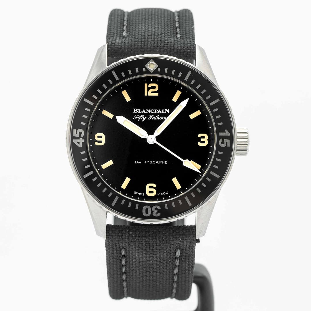 Preowned Blancpain Fifty Fathoms Bathyscaphe Hodinkee (100
