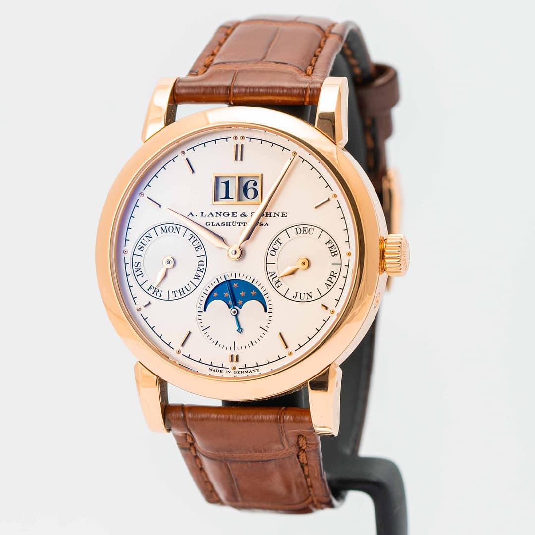 Lange Söhne Saxonia Annual Calendar Moon Phase Rose Gold