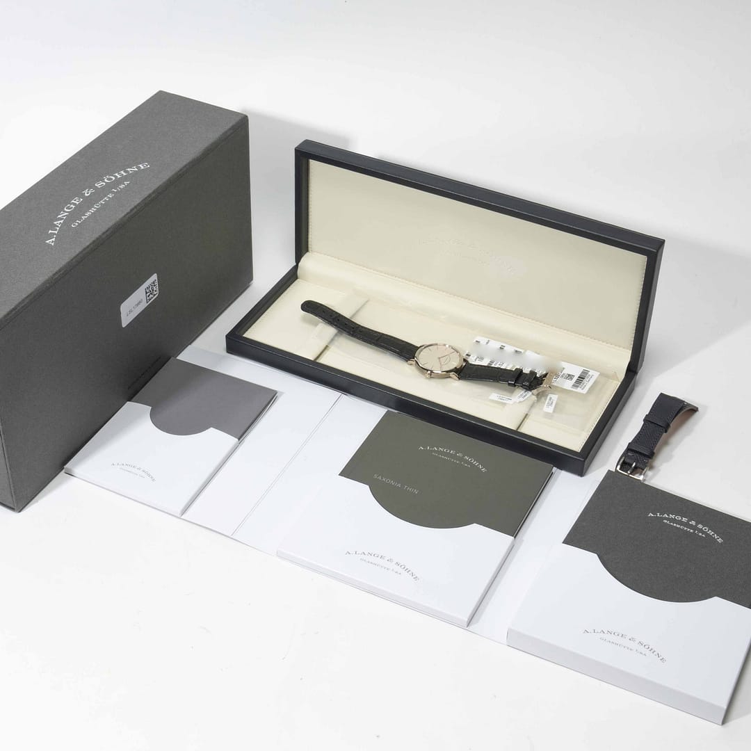 A. Lange & Söhne Saxonia Thin White Gold 37mm (201.027) — Shreve