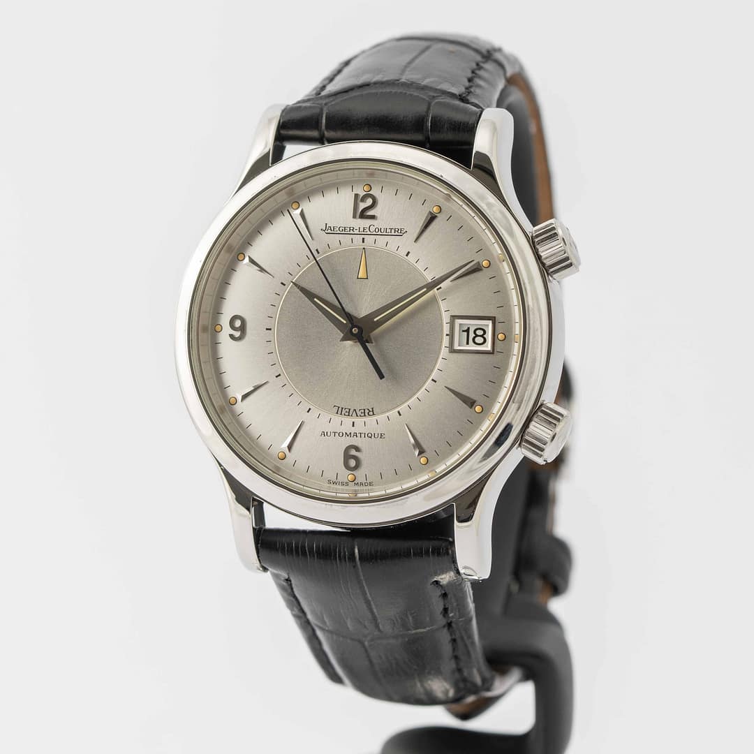 Preowned Jaeger-LeCoultre Master Memovox Reveil Silver Dial