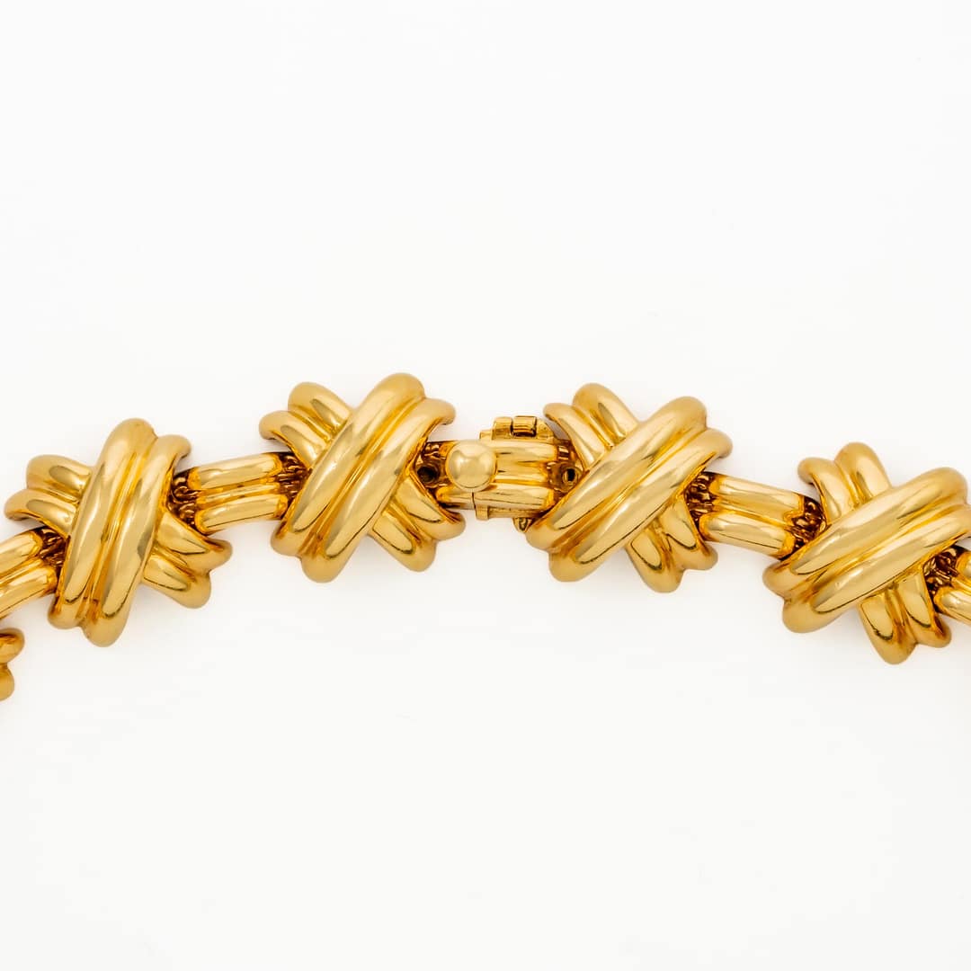 Tiffany & Co. 18Kゴールドチェーン 約61CM Tiffany & Co. 18Kゴールドチェーン 約61CM Tiffany & Co. Signature X