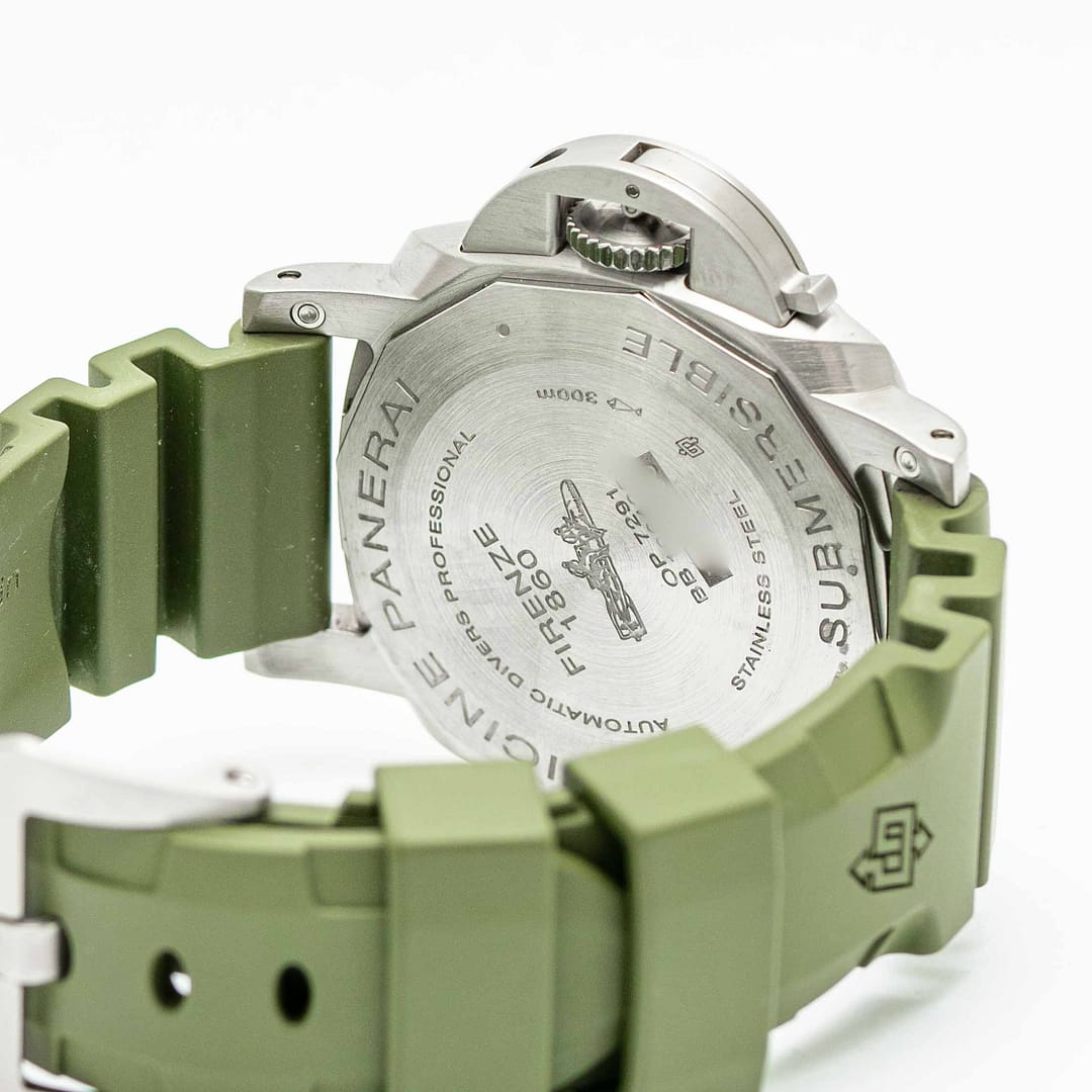 Panerai Submersible Limited Verde Militare Stainless Steel
