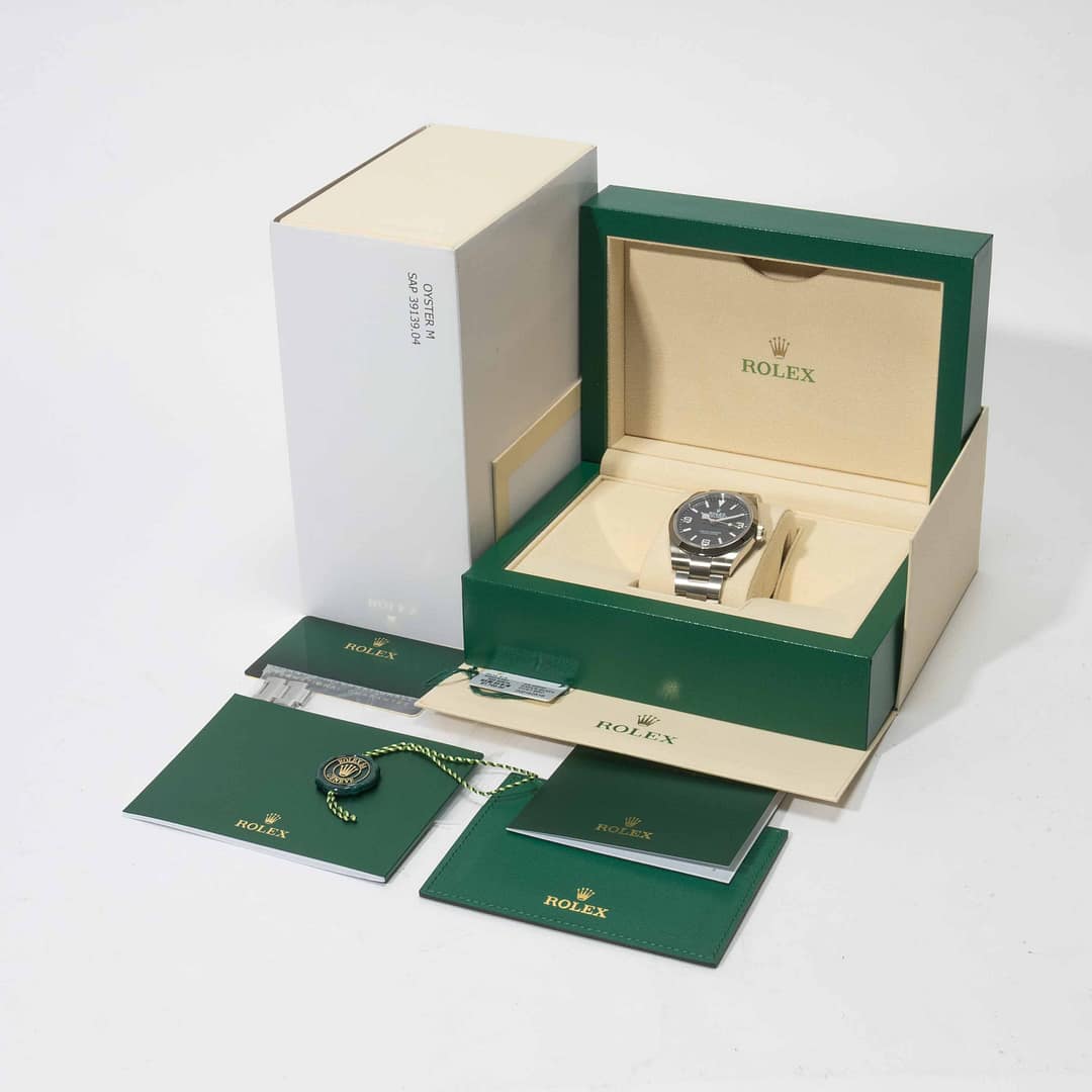 Rolex Explorer 40 Black Dial Stainless Steel 40mm (224270