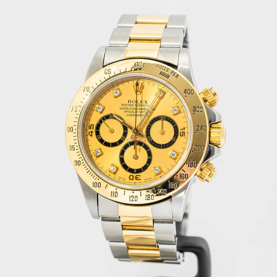 【送料込】7 Rolex 文字盤 Cosmograph Daytona dial Rolex Cosmograph Daytona Zenith Movement Champagne Dial