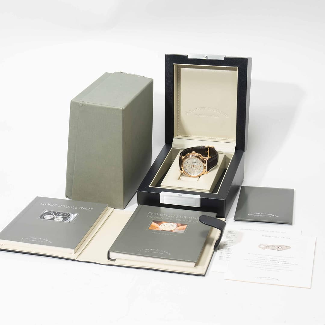 ゴブランサンプル A. Lange & Söhne Double Split Flyback Chronograph Rose Gold 43mm