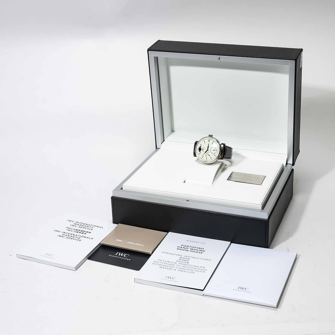御成約　[3617] Preowned IWC Portofino Hand-Wound Moon Phase 