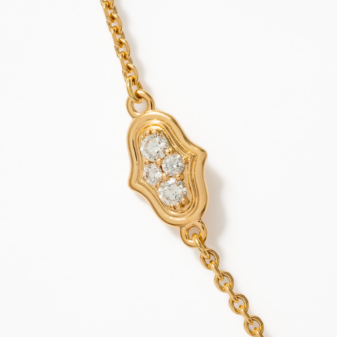 3.36 Total Carat Weight Diamond and Pink Opal Secret Garden