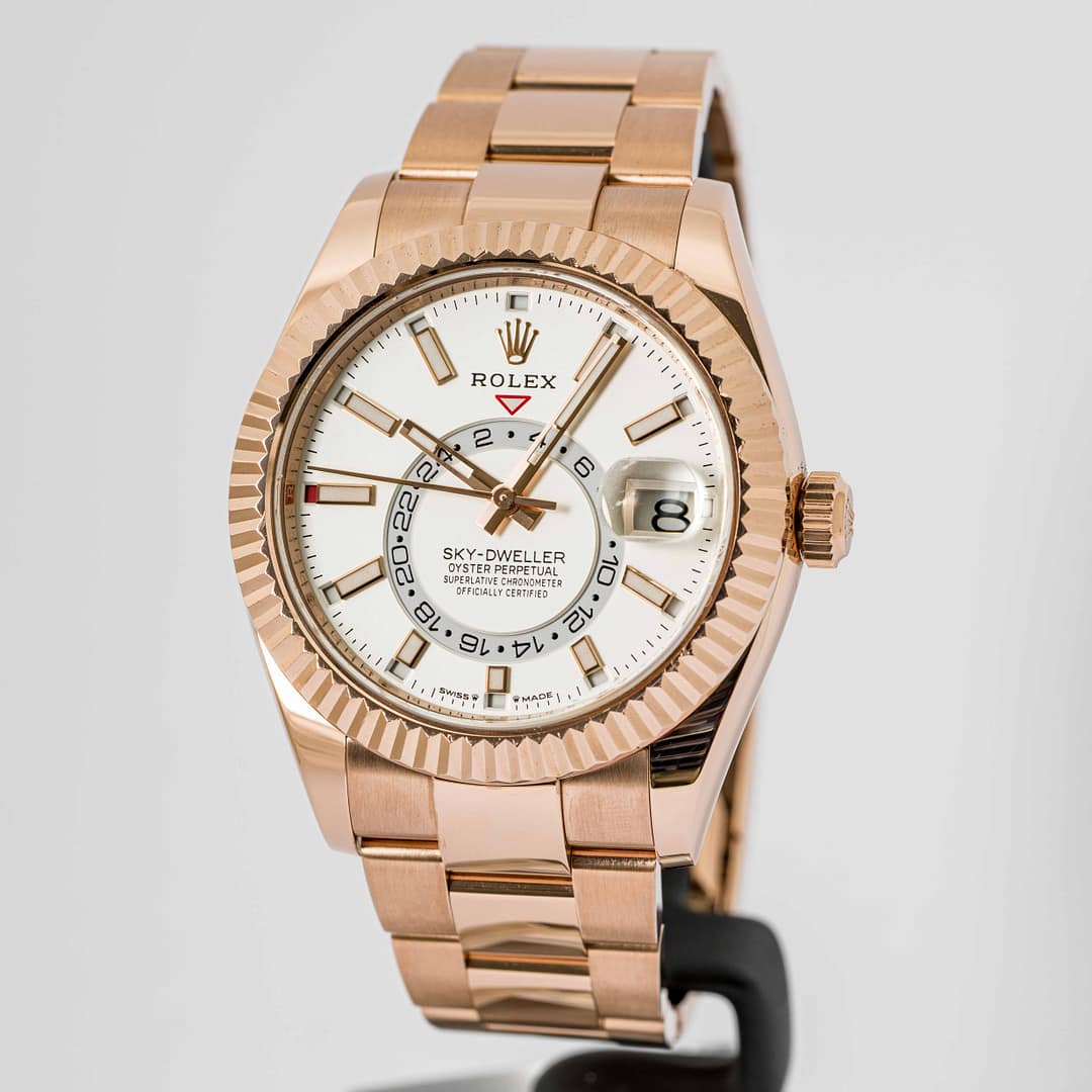 Rolex Sky-Dweller Intense White Dial Rose Gold 42mm (336935