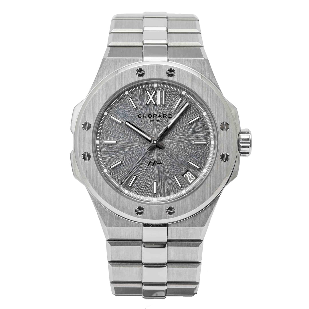 Preowned Chopard Alpine Eagle Cadence 8hf Gray Dial Limited