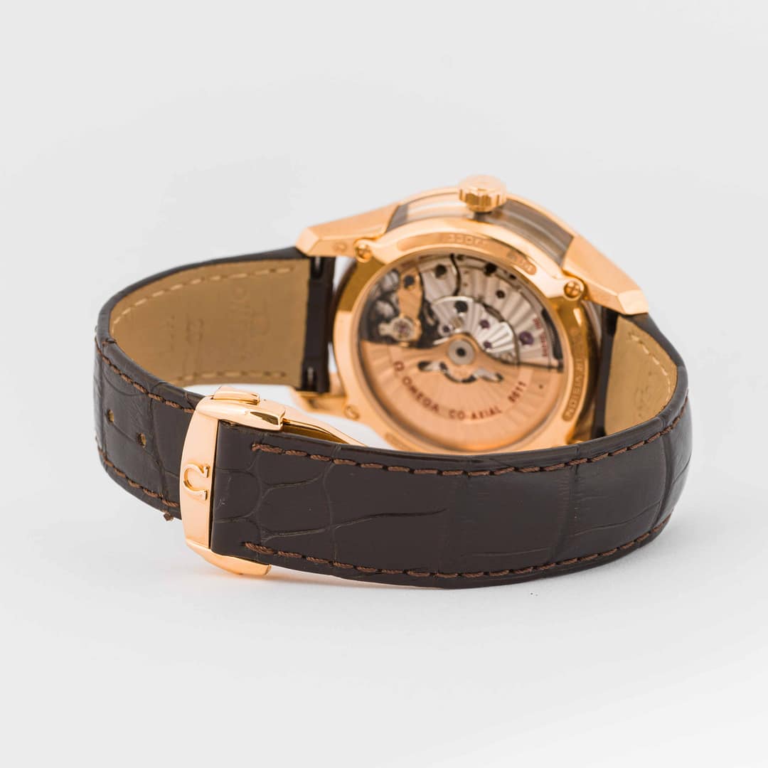 Preowned Omega De Ville Hour Vision Annual Calendar Rose Gold 41mm