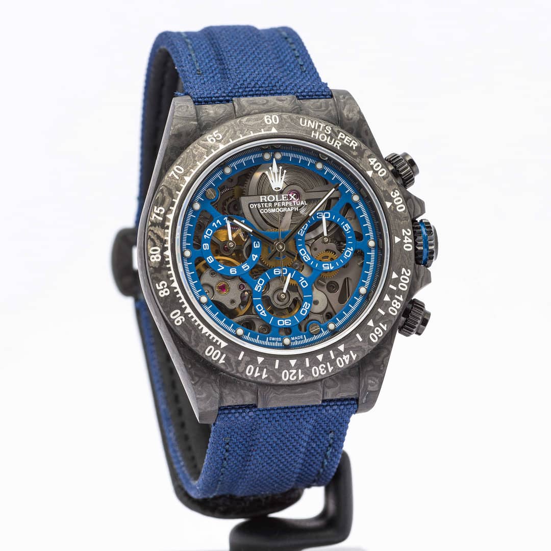 Rolex Cosmogrpah Daytona Blue Skeleton Carbon Concept (Piece