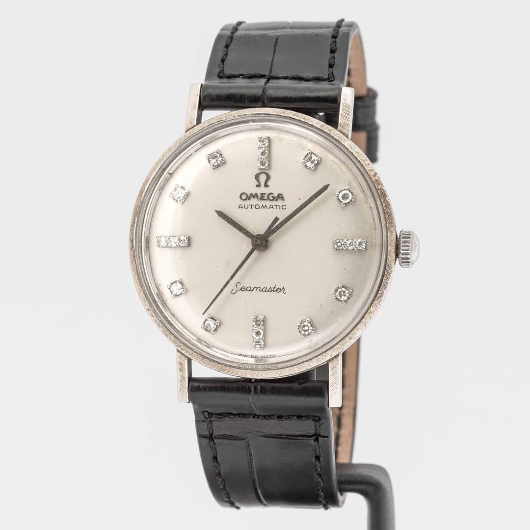 Preowned Omega Vintage 1960s Seamaster Diamond Dial