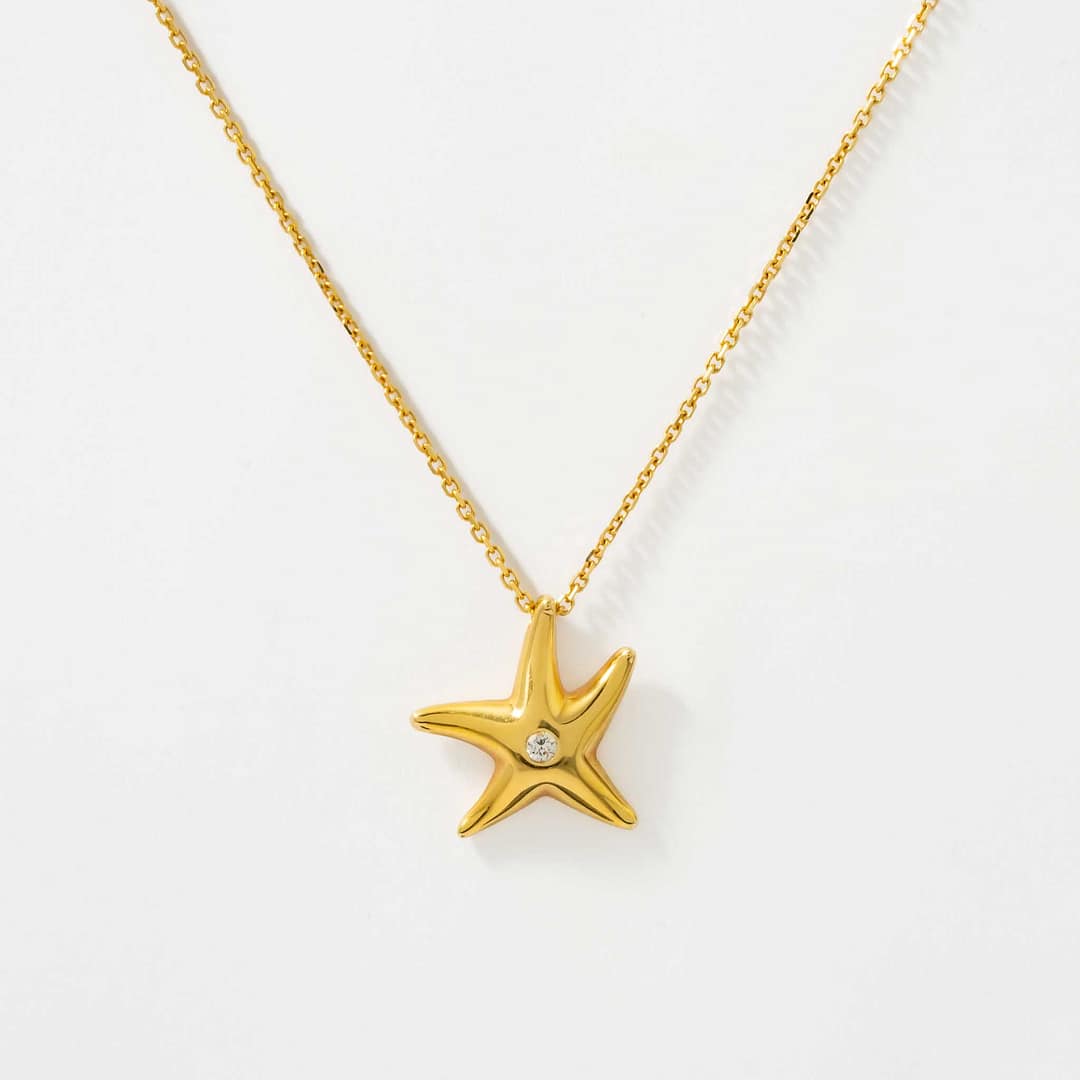 【Tiffany & Co】Elsa Peretti Starfish ペンダント Tiffany & Co. Starfish with Diamond Pendant by Elsa Peretti