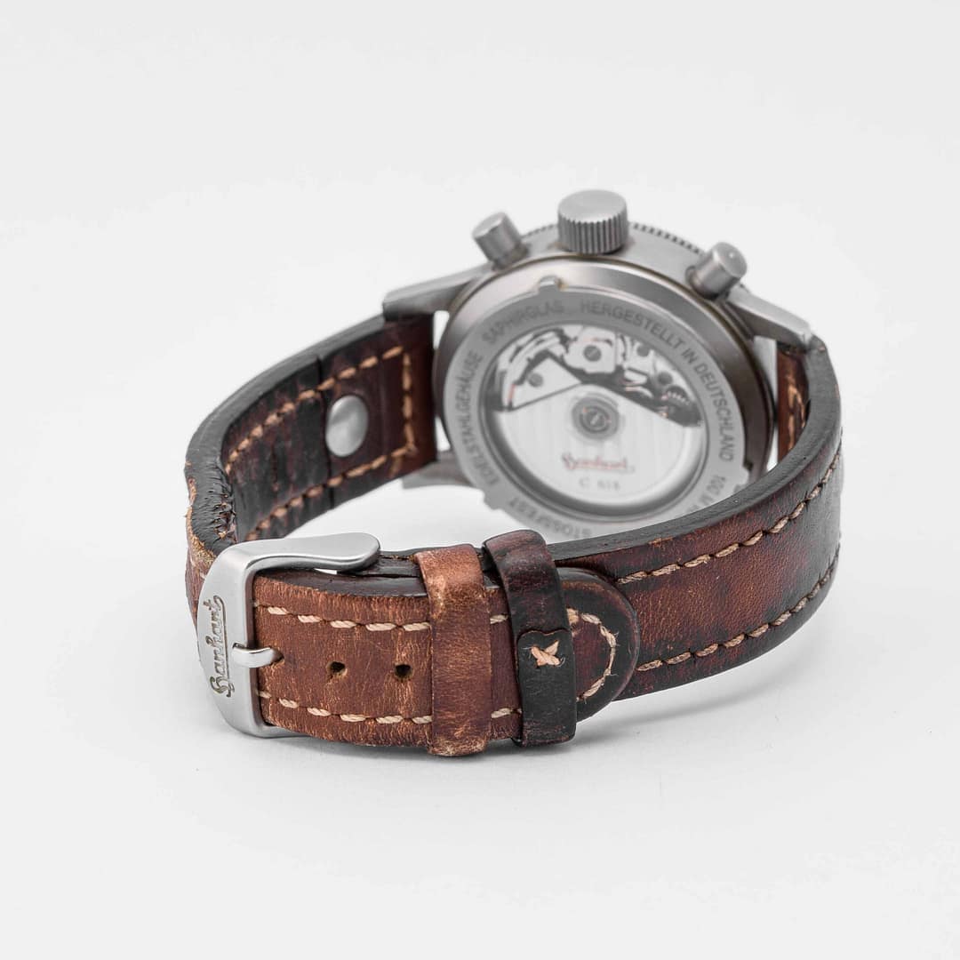 Hanhart Sirius Automatic Pilot's Chronograph Date Stainless Steel