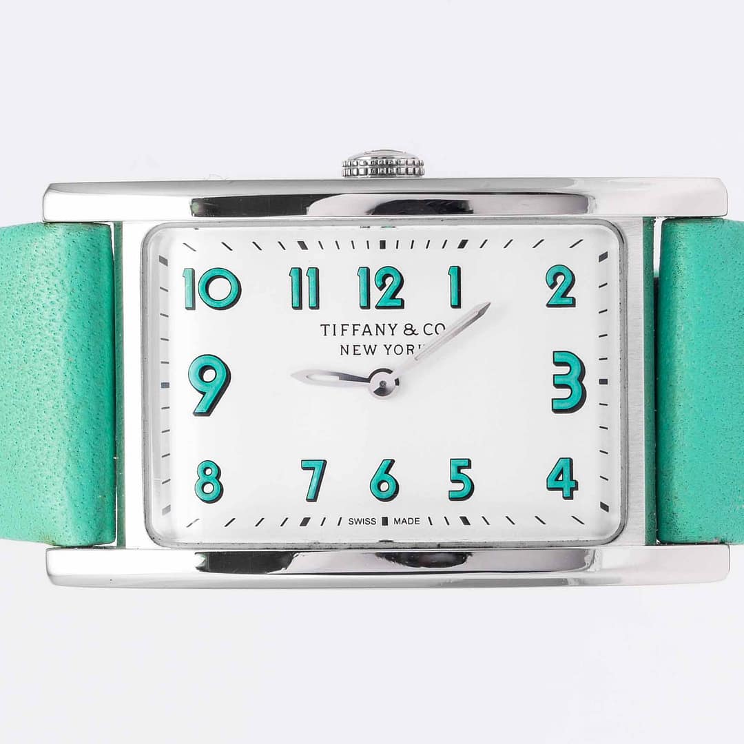 Tiffany & Co. Ladies East West Mini Quartz Stainless Steel 23mm x