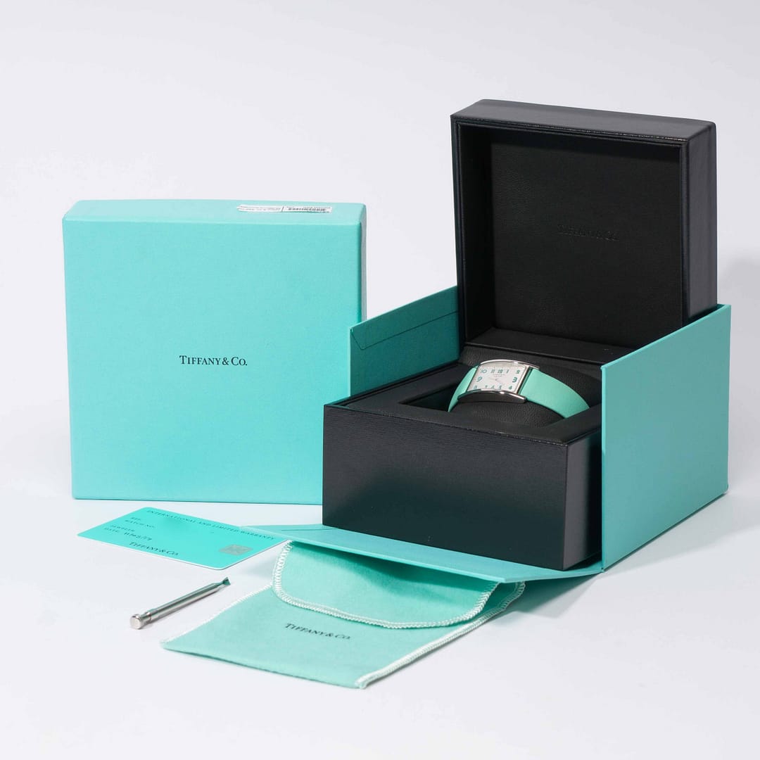 Tiffany & Co. Ladies East West Mini Quartz Stainless Steel 23mm x