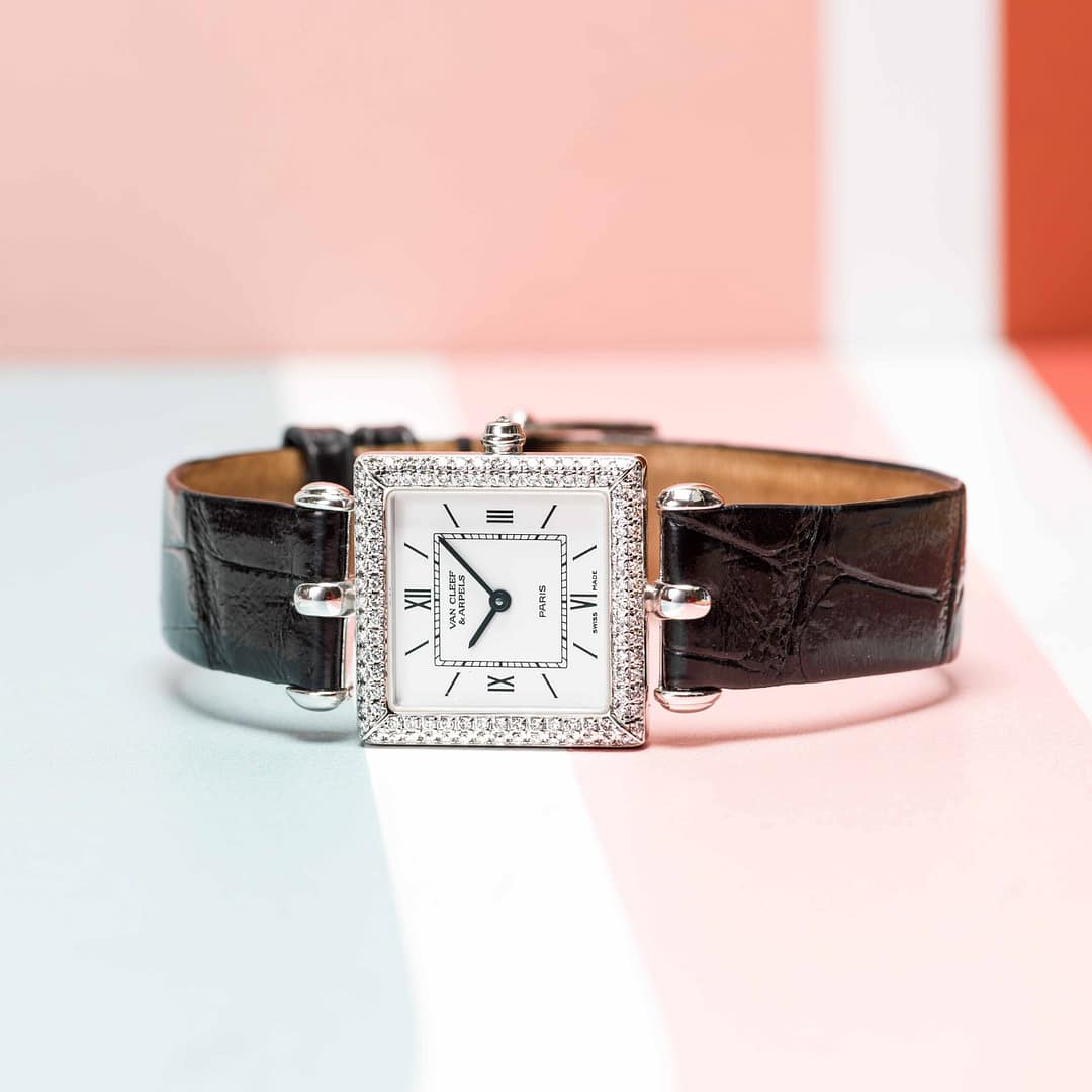 Van Cleef and Arpels Classique Ladies White Gold and Diamond