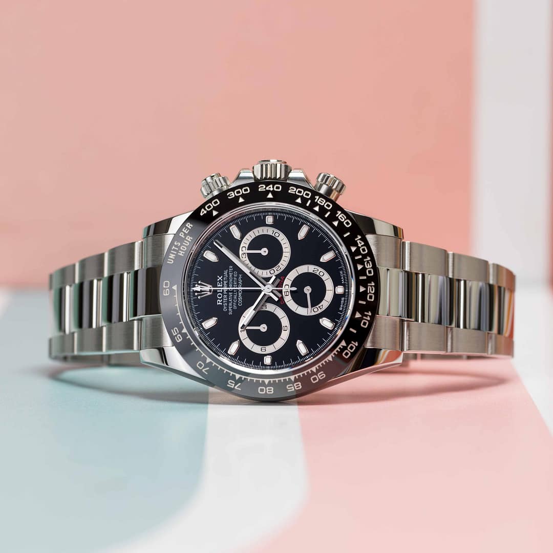 Rolex Cosmograph Daytona Chronograph Black Dial Stainless Steel