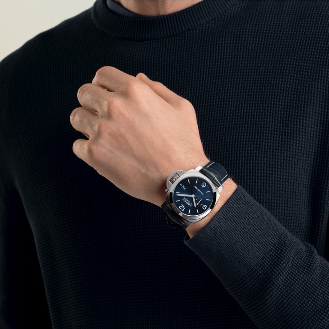 Panerai Luminor Marina 44mm Brushed Steel (PAM03313) — Shreve