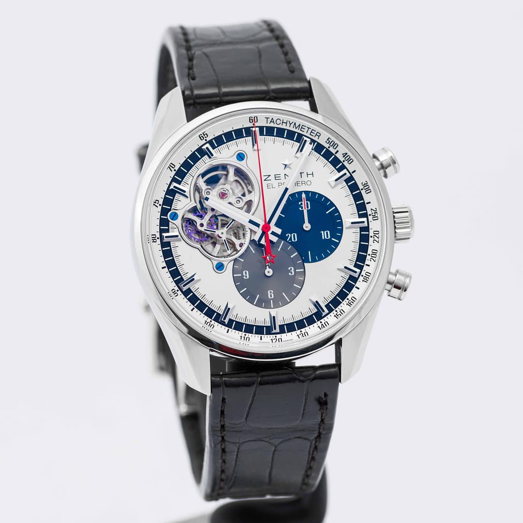 Preowned Zenith El Primero Chronomaster Open Stainless Steel 42mm