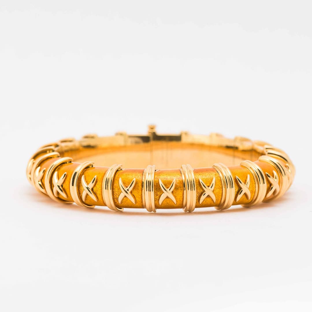Tiffany & Co. Schlumberger Yellow Enamel 