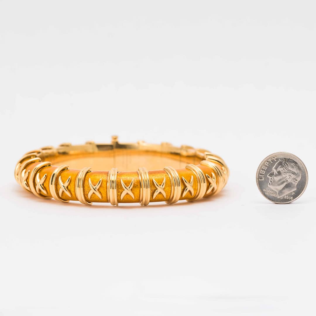 Tiffany & Co. Schlumberger Yellow Enamel 