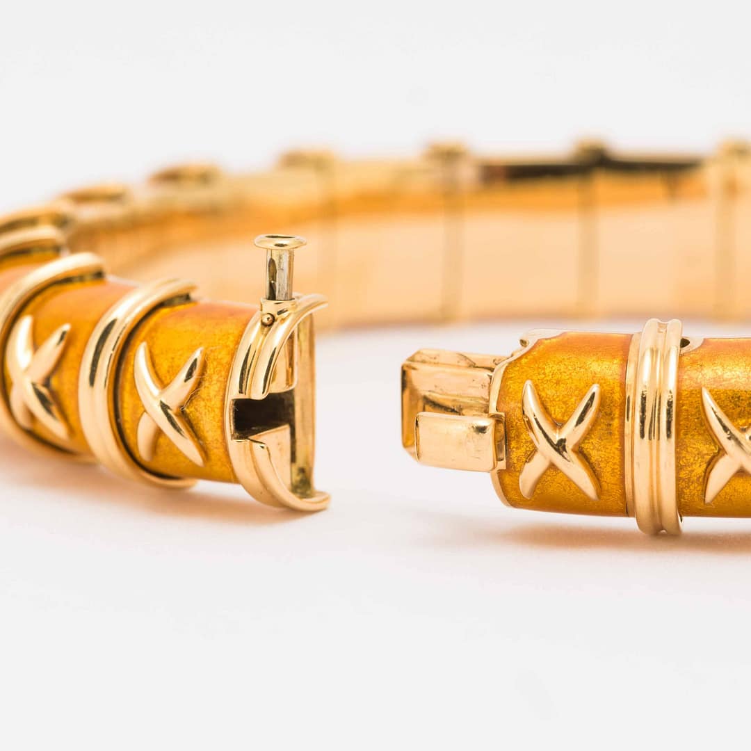 Tiffany & Co. Schlumberger Yellow Enamel 