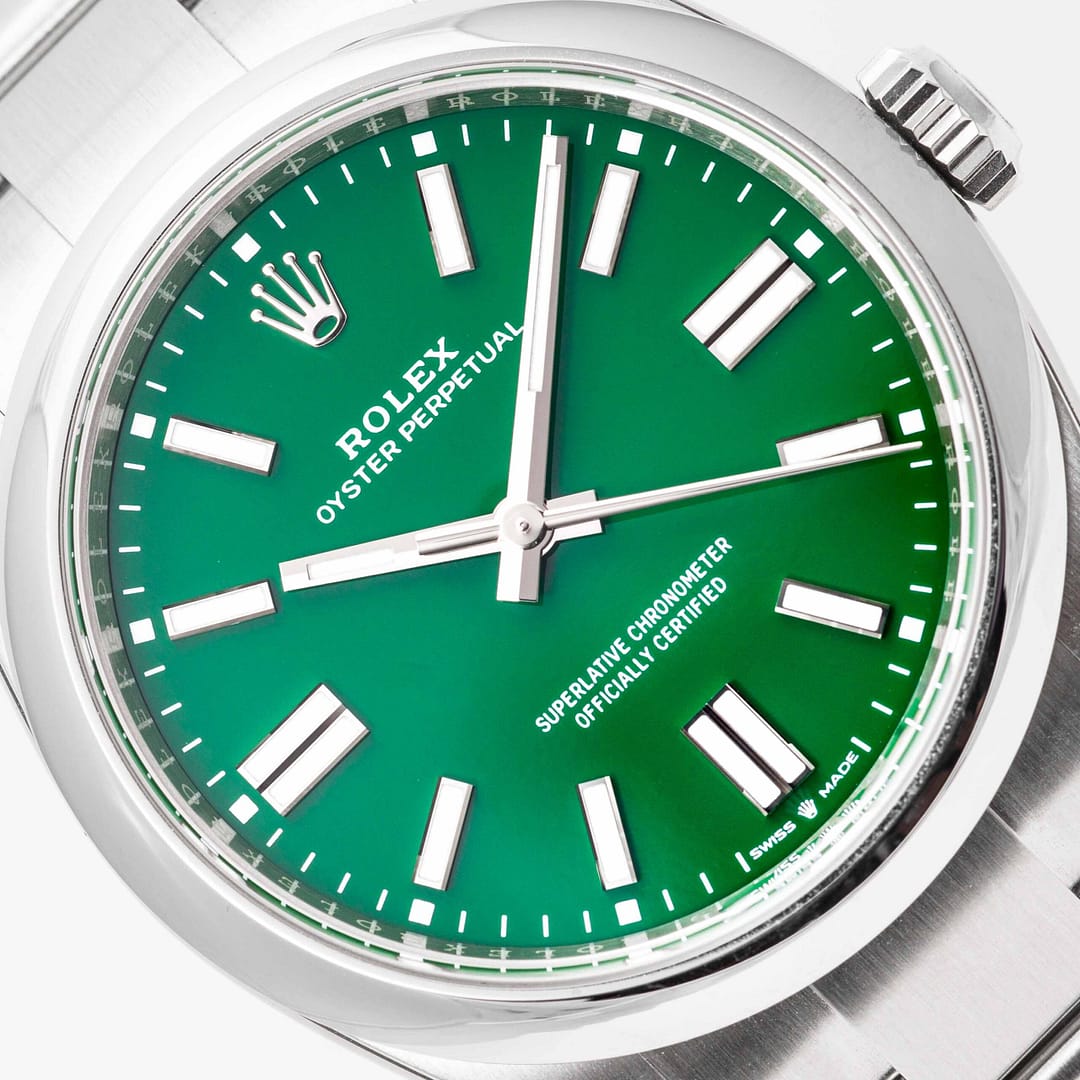 Rolex Oyster Perpetual 41 Green Dial Stainless Steel 41mm (134300