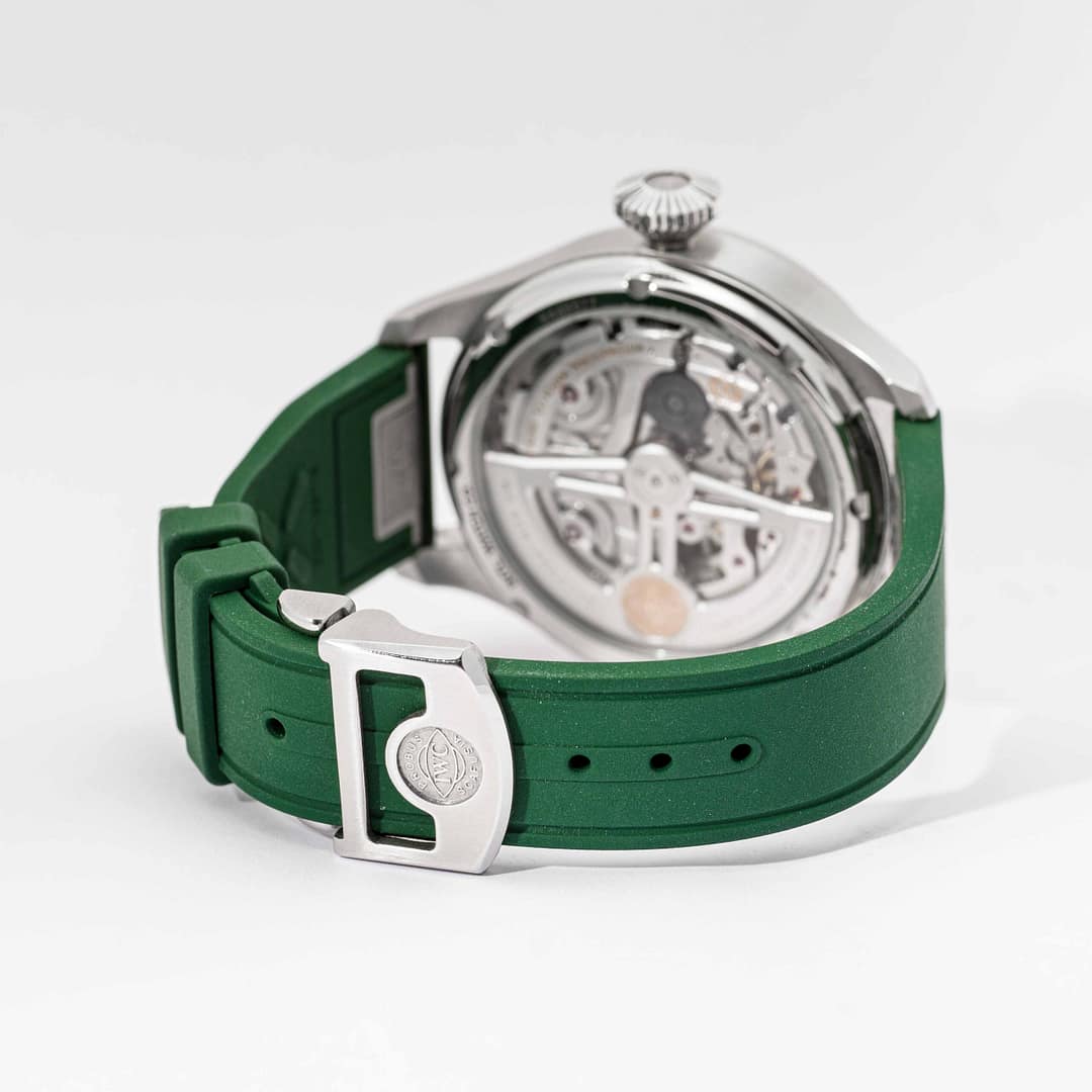 IWC Big Pilot's Watch Perpetual Calendar Green Dial Stainless