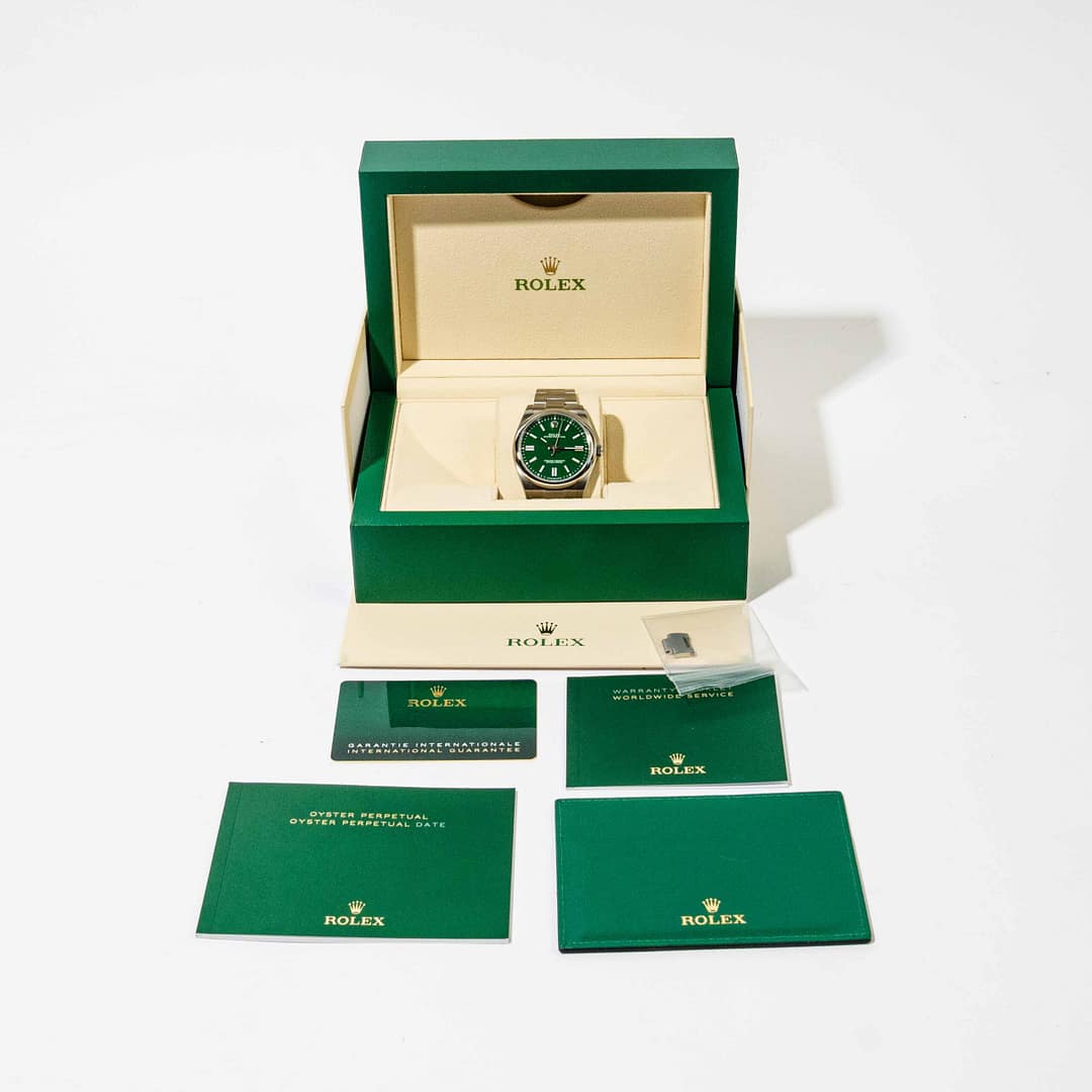 Rolex Oyster Perpetual 41 Green Dial Stainless Steel 41mm (134300