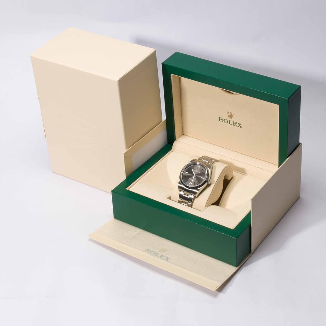 Rolex Oyster Perpetual 39 Rhodium Dial Stainless Steel 39mm