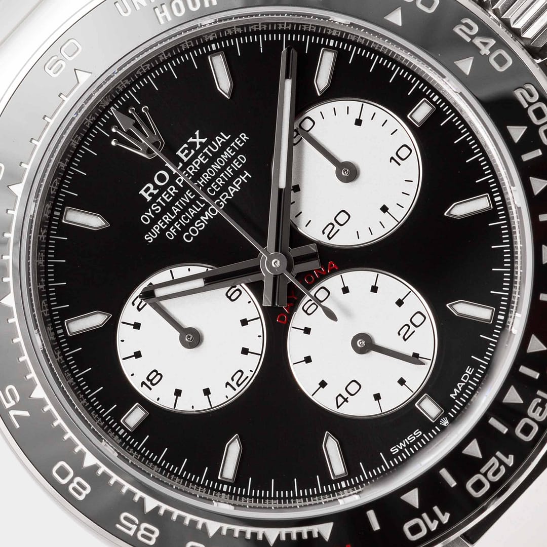 ROLEX DAYTONA クロノグラフ掛時計 Rolex Le Mans Daytona White Gold 40mm (126529LN) — Shreve, Crump & Low