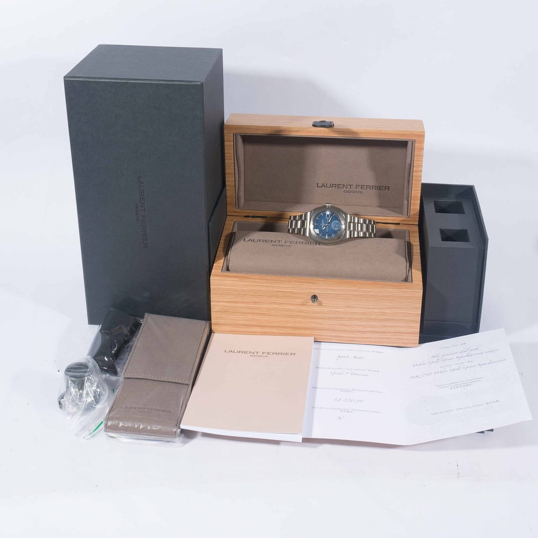 Laurent Ferrier Sport Auto Blue Dial Titanium 41.5mm (LCF040.T1